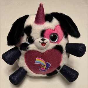 Squishmallows Unicorn pink, white and black 10“